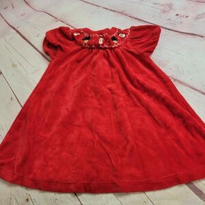 Heartstrings Christmas dress 6/9 mo